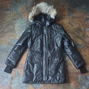 Canada Goose Trillium Parka Shiny Black XS